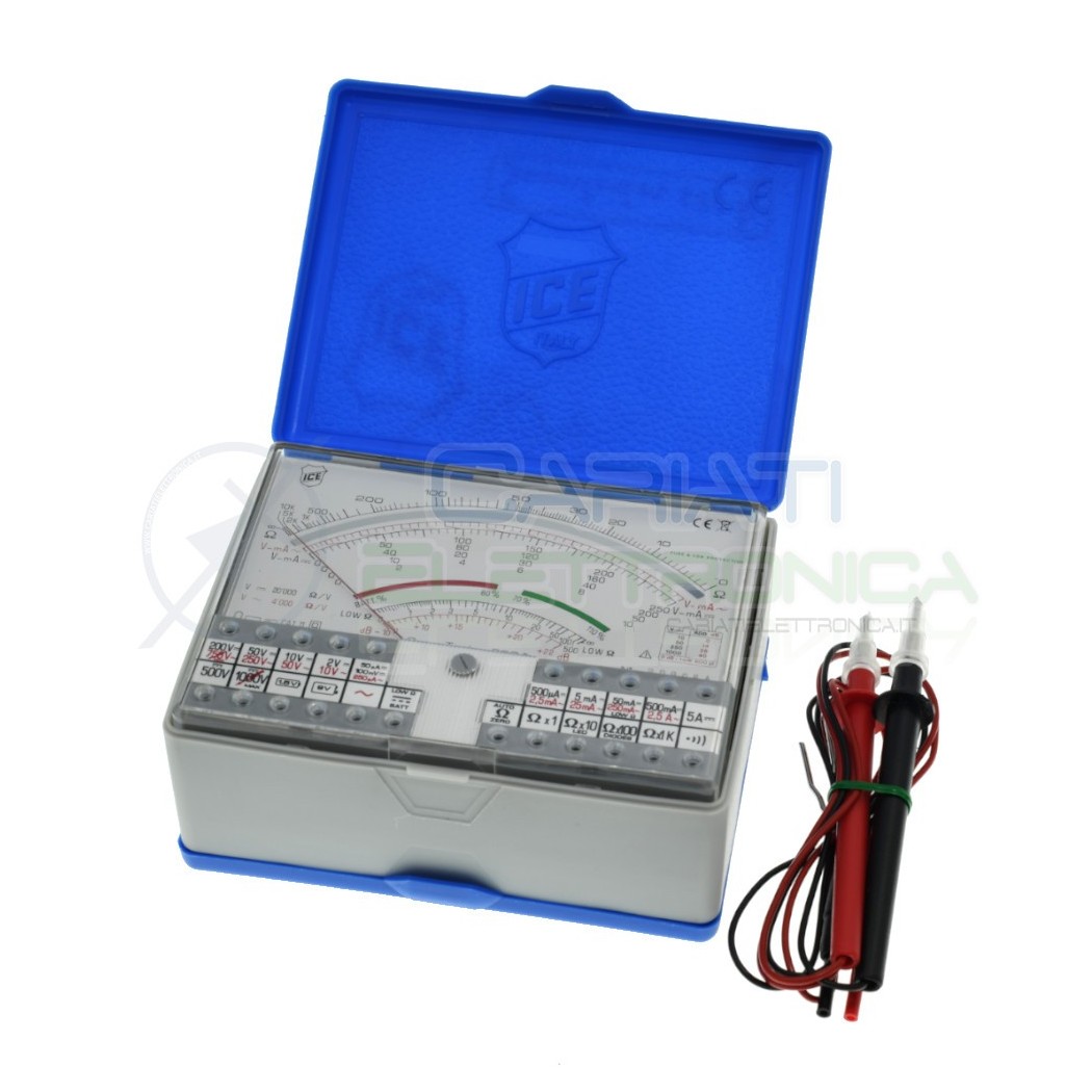 Tester Ice 680R Multimetro Analogico Professionale Ice elettronica Tester
