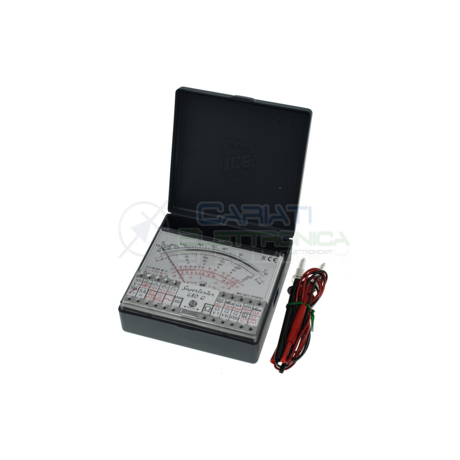 Tester Ice 680G Multimetro Analogico Professionale Ice elettronica Tester
