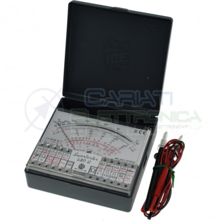 Tester Ice 680G Multimetro Analogico Professionale Ice elettronica Tester