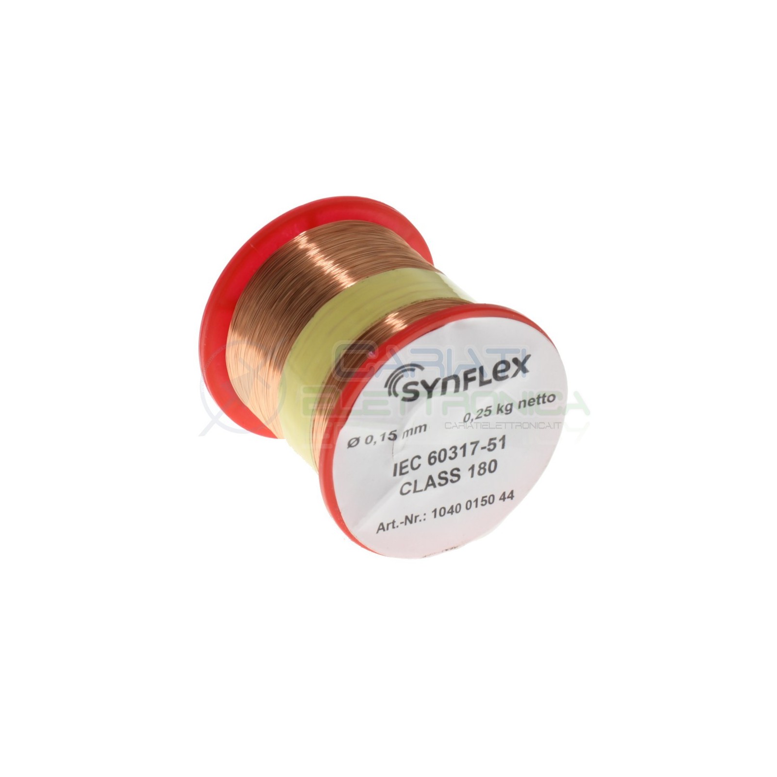 250g Cavo di rame da 0,15 mm singolarmente smaltato per avvolgimenti 0,25 kg Synflex