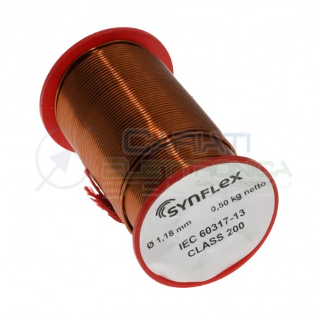 copy of Coil wire single coated enamelled 1,18mm 0,5KgSynflex