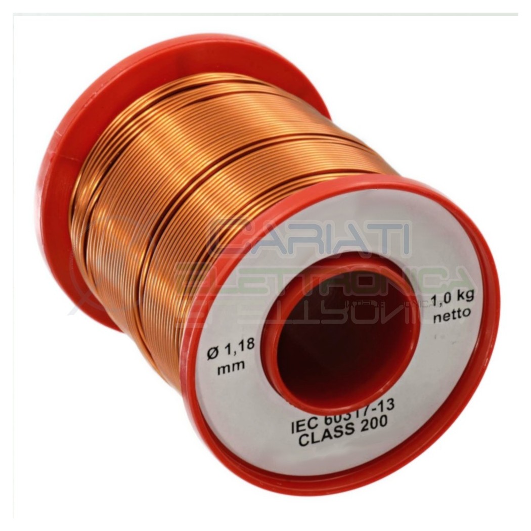 1000g Cavo di rame da 1,50 mm singolarmente smaltato per avvolgimenti 1kg Synflex