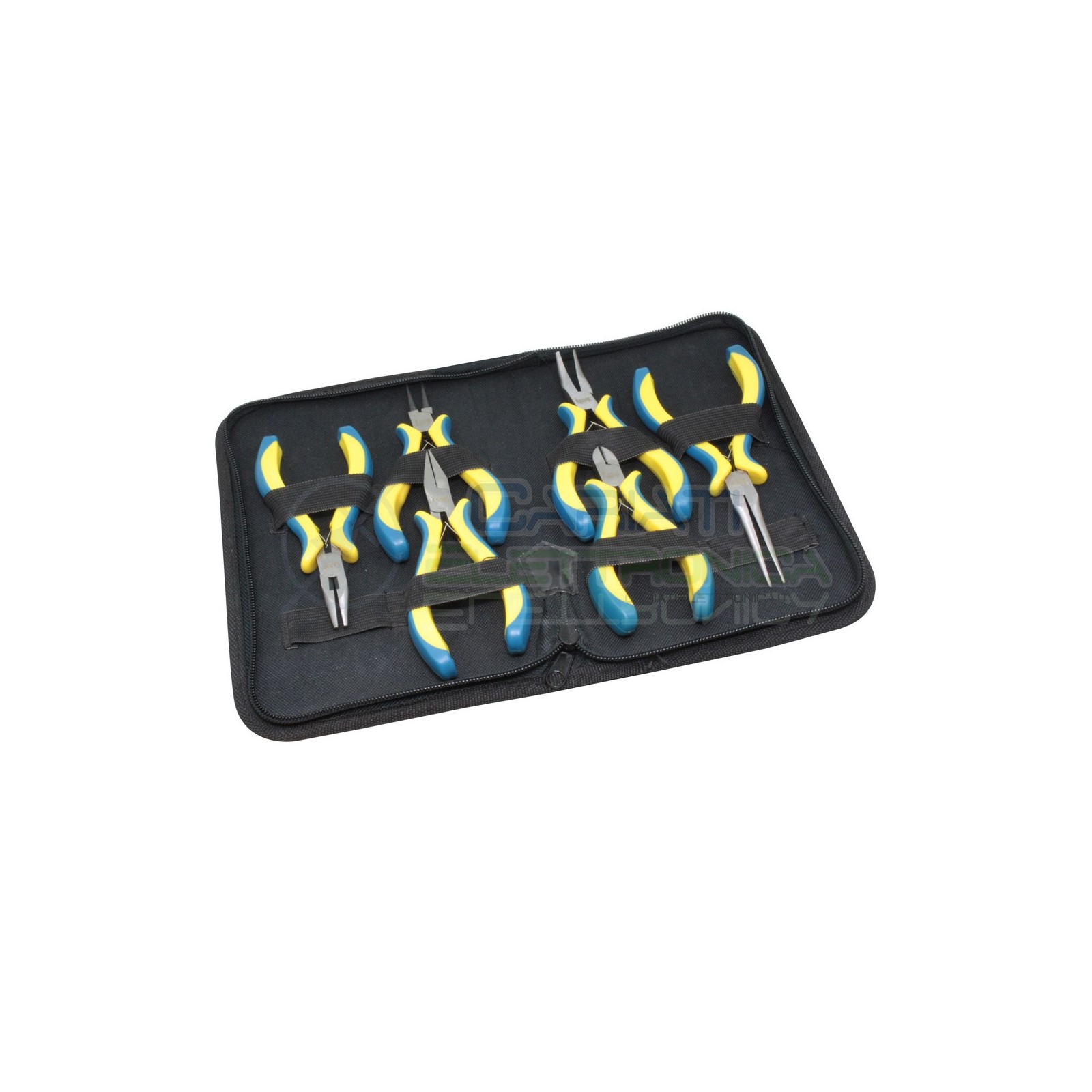 Kit 6 pinze di precisione con astuccio Donau
