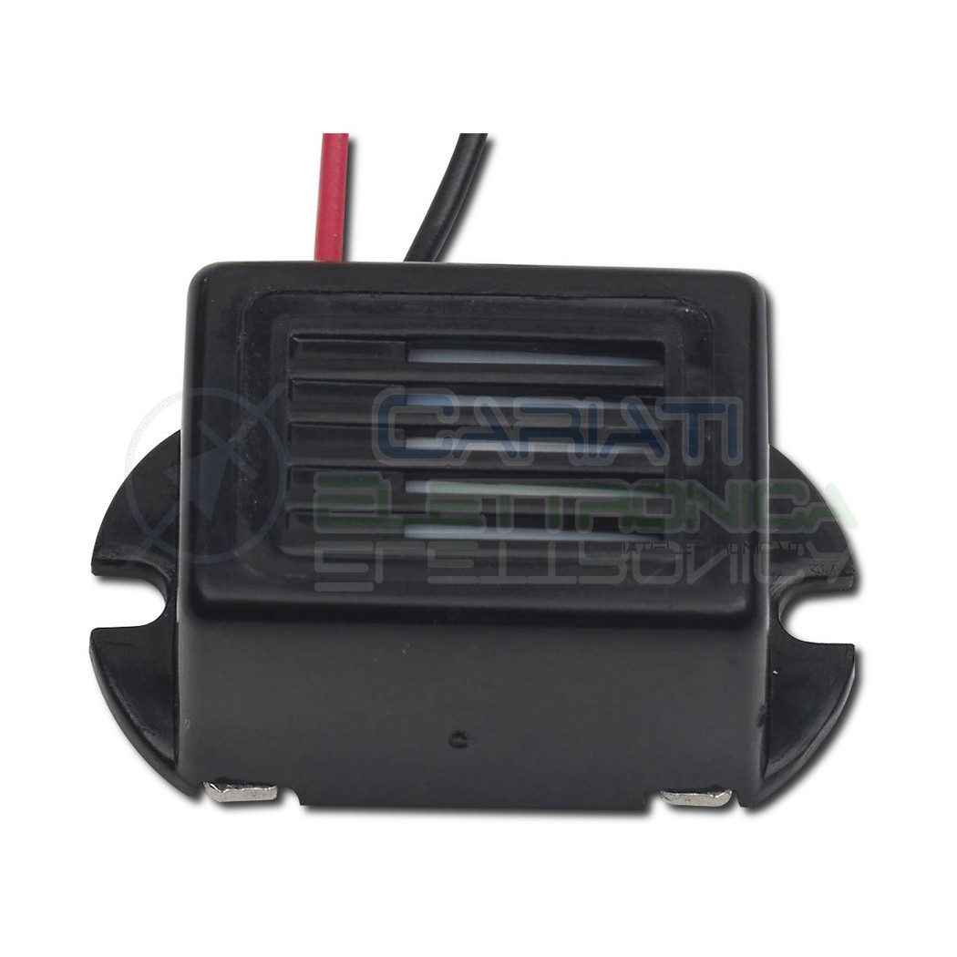 Cicalino Buzzer 1,5V 2V dc rettangolare con oscillatore integrato e cavoKepo