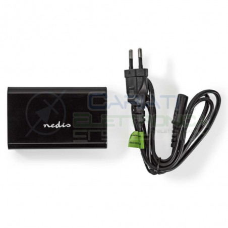 Caricabatterie da Parete 8.0 A con 4 uscite 3X USB-A e 1x USB-CNedis
