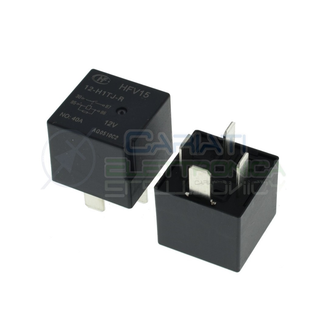 Relè HFV15-12-H1TJ-R 4 Pin 12Vdc 40A Auto AutomotiveHONGFA RELAY
