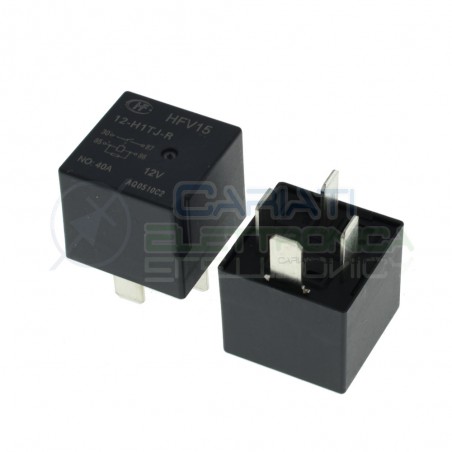 Relè HFV15-12-H1TJ-R 4 Pin 12Vdc 40A Auto AutomotiveHONGFA RELAY