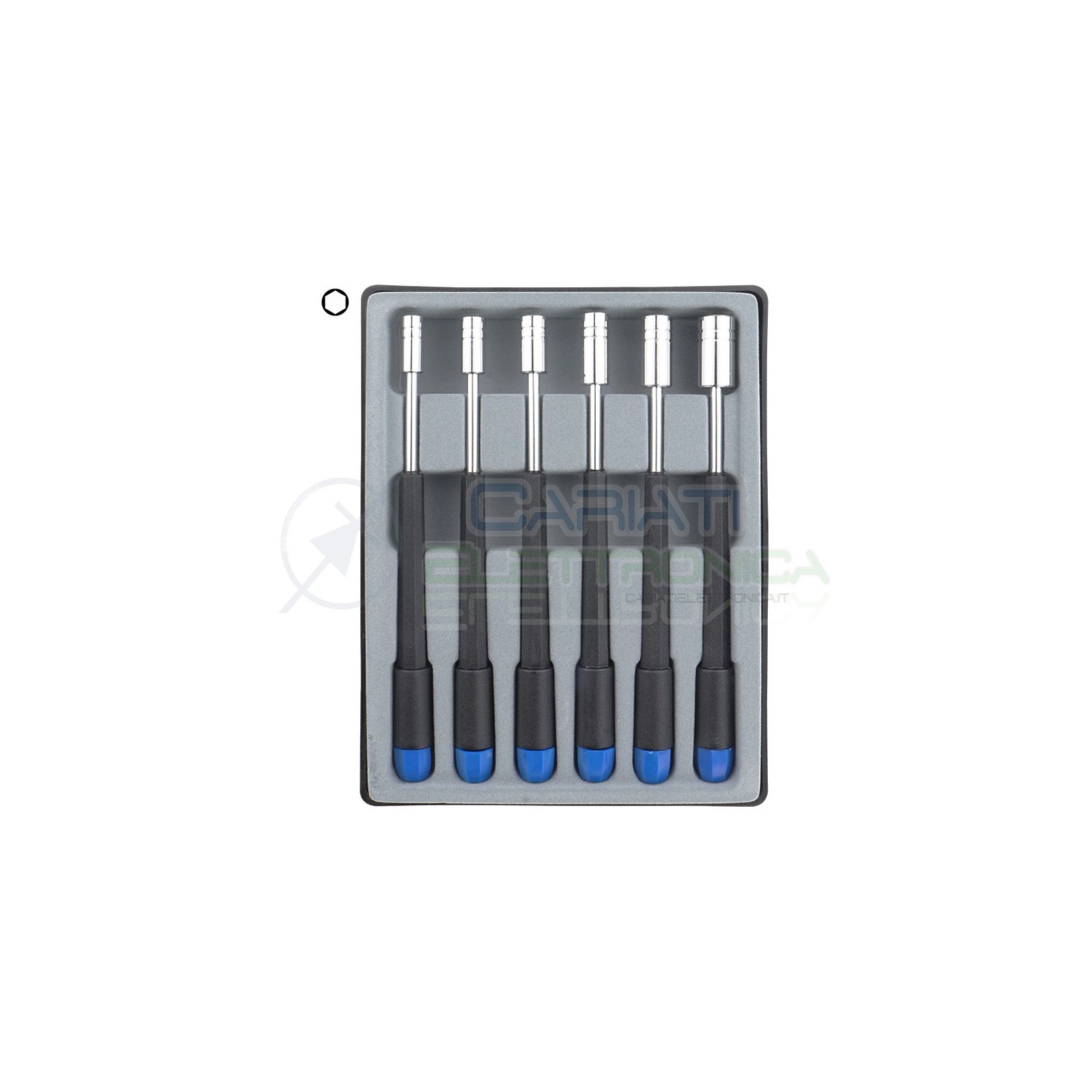 Set Kit cacciaviti cacciavite esagonale misura 4 5 5,5 6 7 8 mm Donau