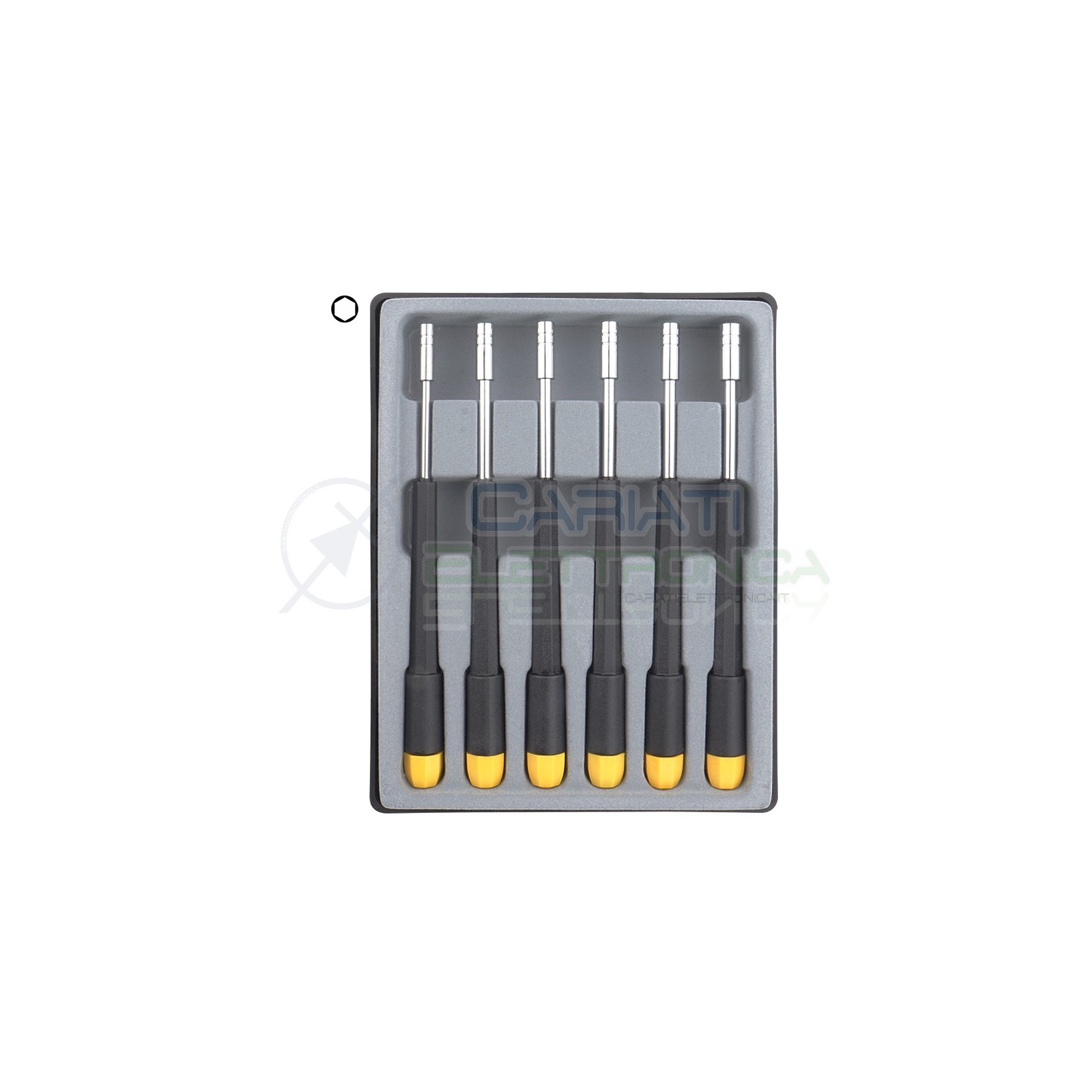 Set Kit cacciaviti cacciavite esagonale misura 2 2,5 3 3,2 3,5 4 mm Donau