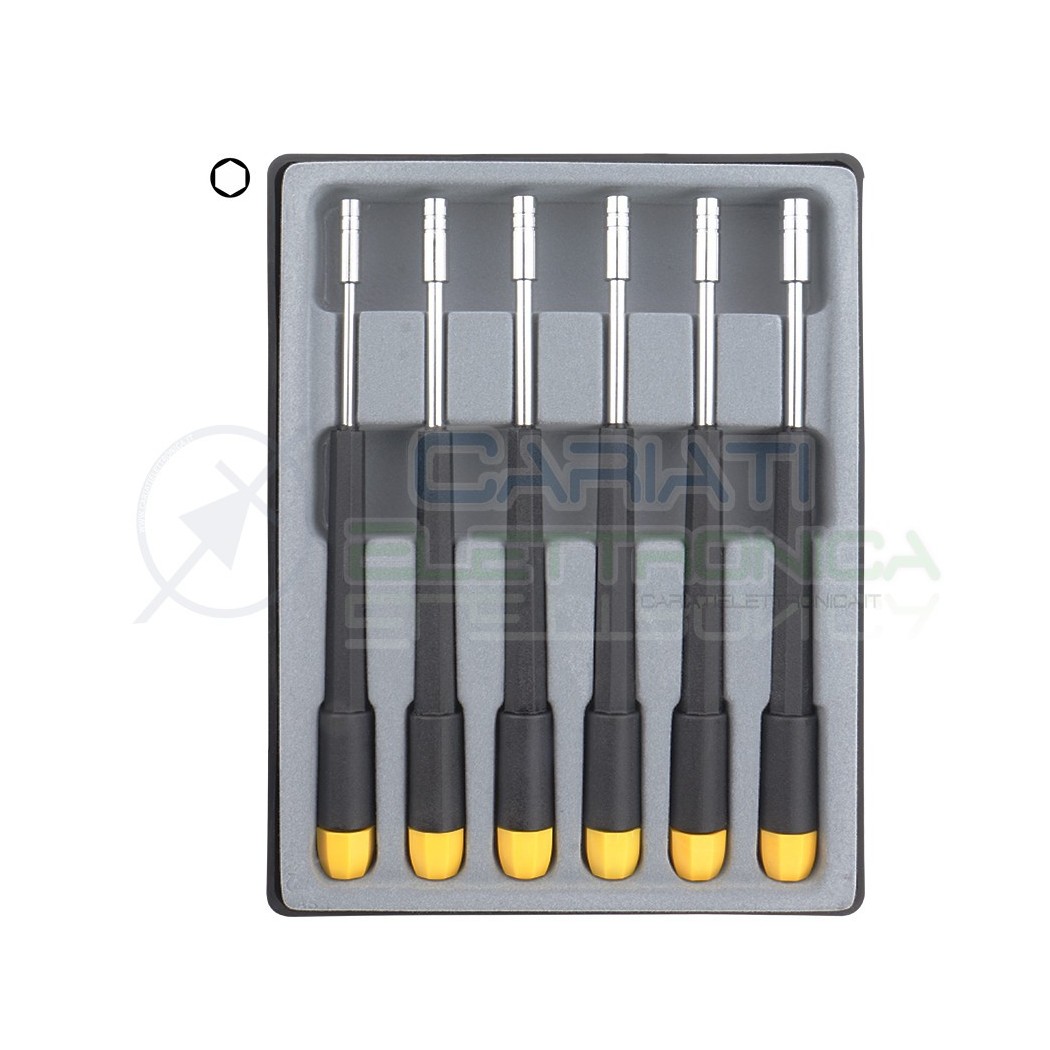 Set Kit cacciaviti cacciavite esagonale misura 2 2,5 3 3,2 3,5 4 mm Donau
