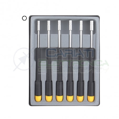 Set Kit cacciaviti cacciavite esagonale misura 2 2,5 3 3,2 3,5 4 mm Donau