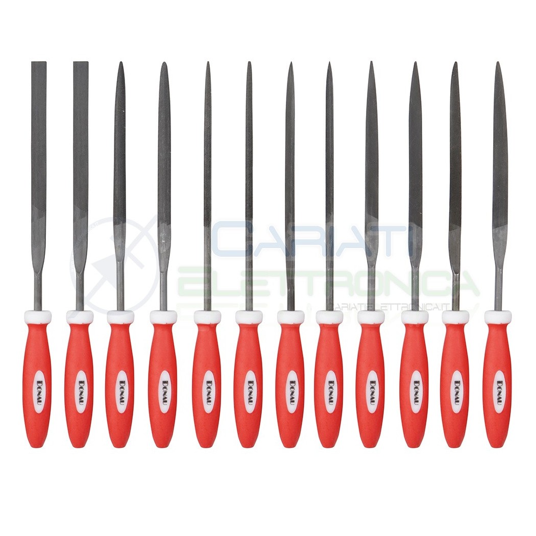 kit di lime ad Ago 12 pezzi 150 mm Donau