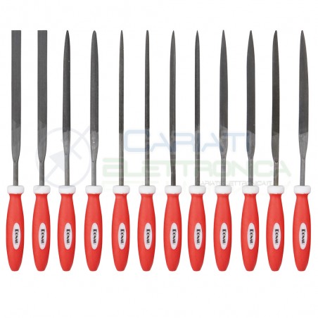 kit di lime ad Ago 12 pezzi 150 mm Donau