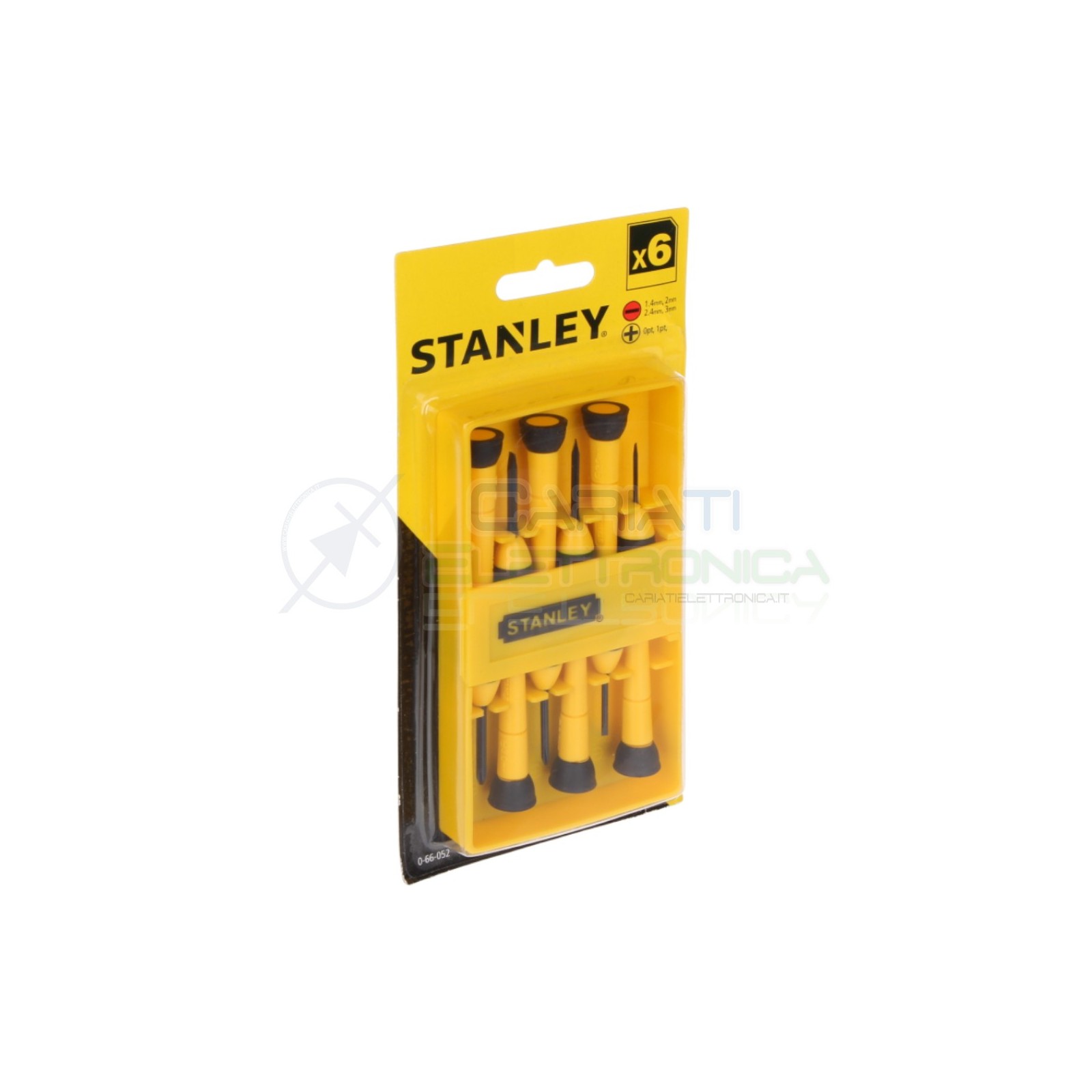 Set Kit 6 cacciaviti cacciavite Fissi Piatti e StellaStanley