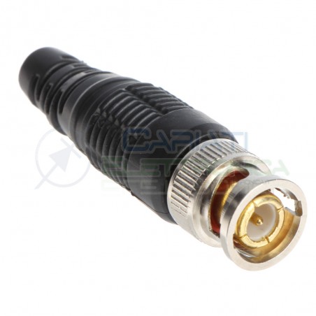 Connettore Spina Bnc Maschio Rg59 Assemblaggio Rapido A Vite Cavo Rg58 Rg59 Rg62