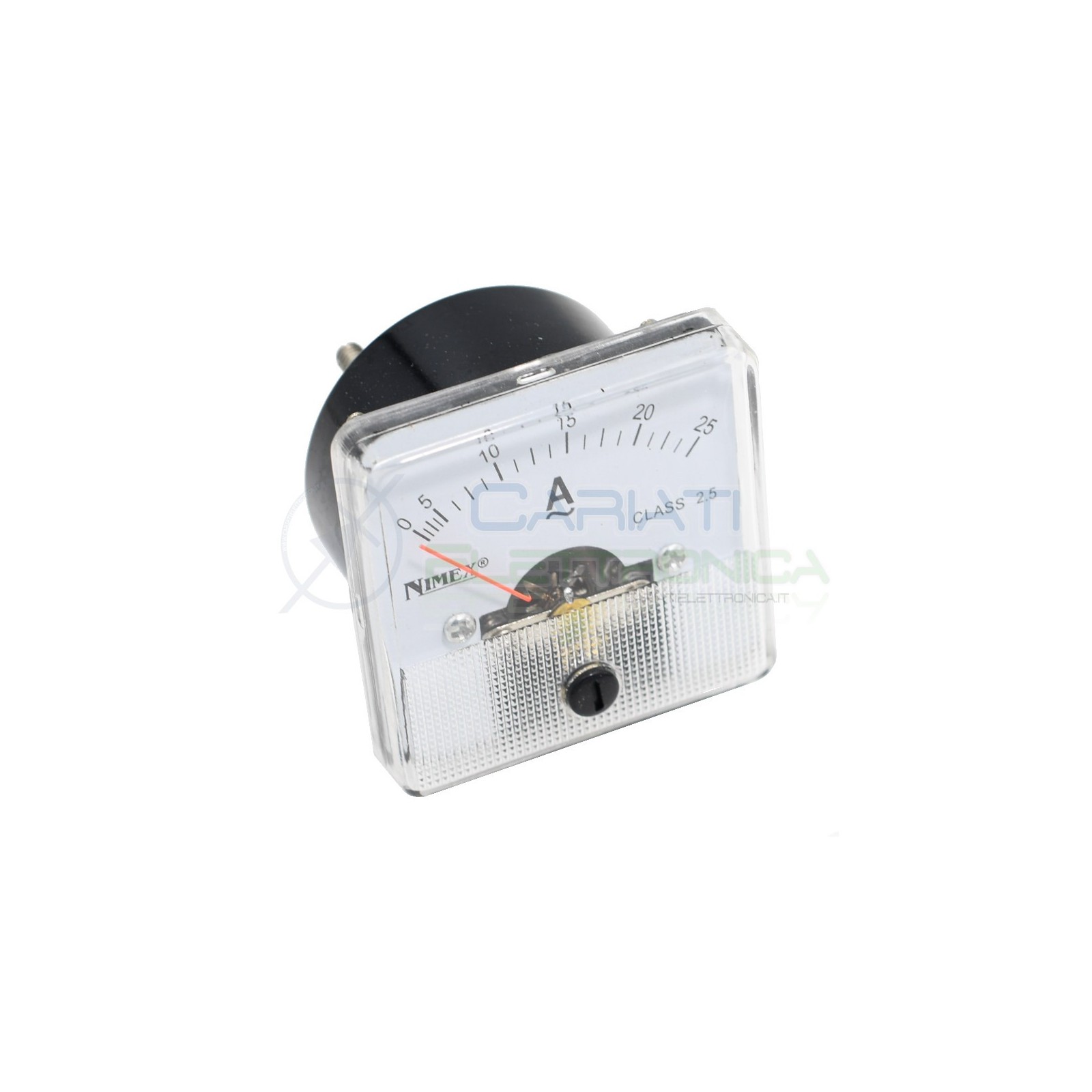 Amperometro analogico ferro mobile 0 - 25 A corrente alternata CA ACGenerico