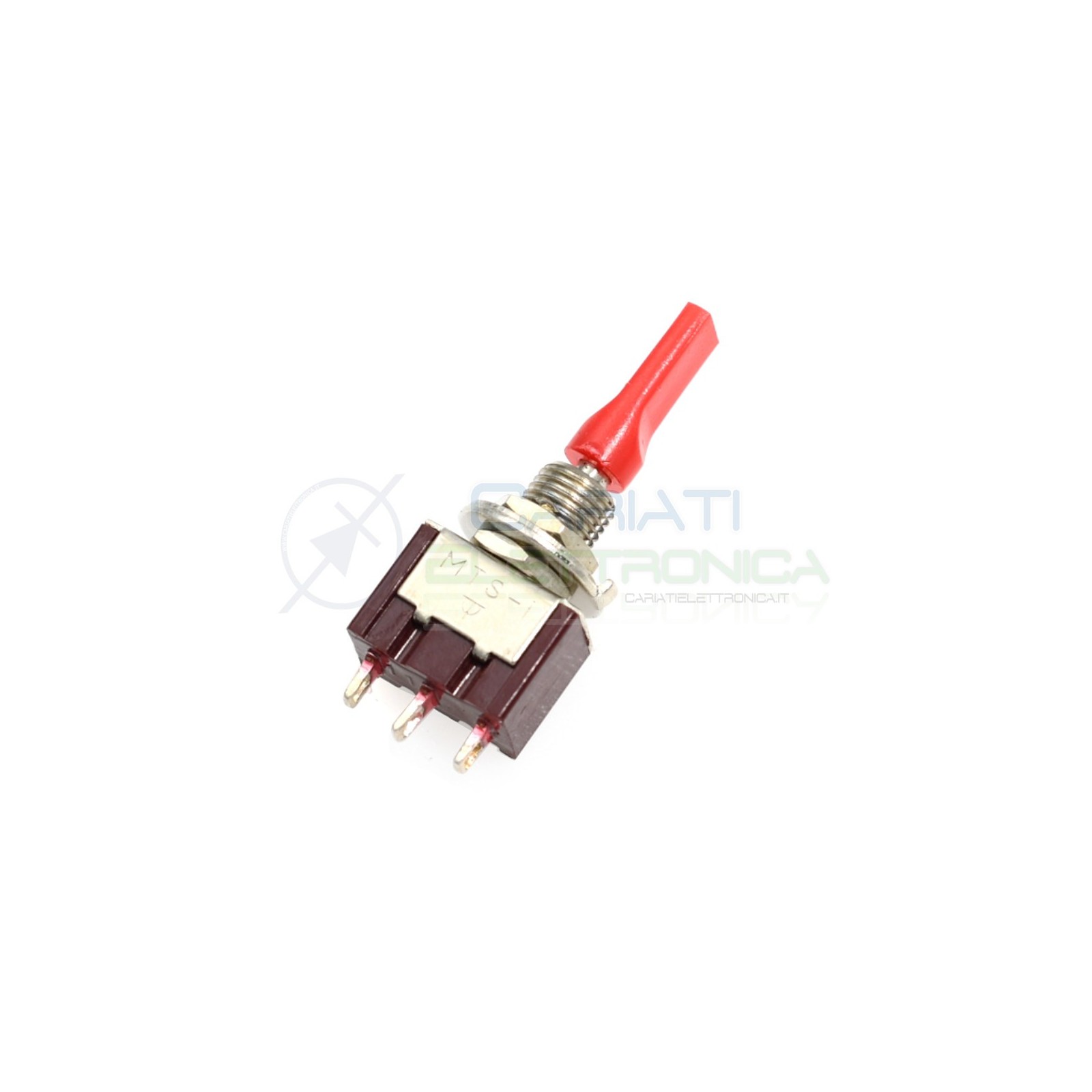 Interruttore Deviatore a Leva ON OFF ON 2A 250V con ritorno centrale SPDT Bilanciere Generico