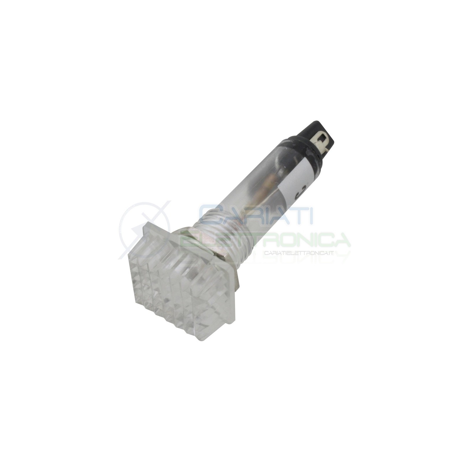 Spia di segnalazione luminosa Bianca 220V 230Vac 12x16mm da pannello foro 10mm Donau