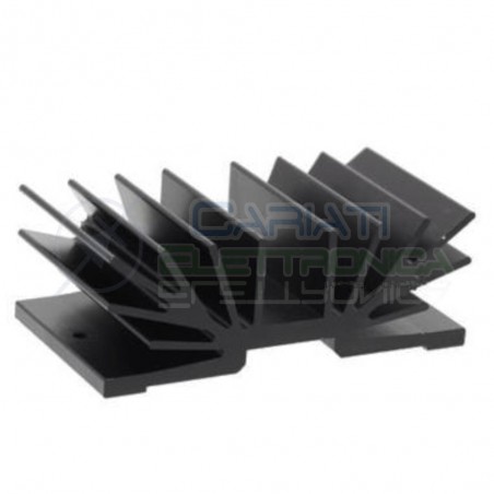 Dissipatore 70x25,5x60mm Aletta Raffreddamento Alluminio Transistor Chip Gorini