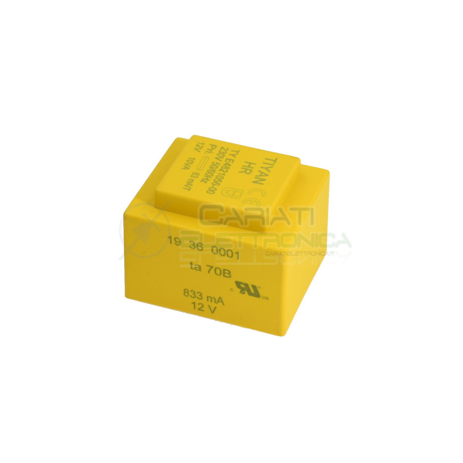copy of Trasformatore incapsulato 10VA 230V Doppia Uscita 2 x 12V