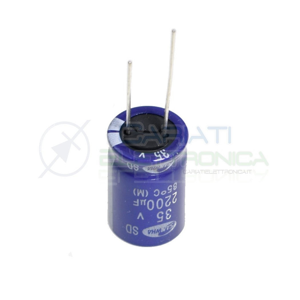Condensatore Elettrolitico 2200uf 2200 uf 35V 85° 16x25mm Samwha