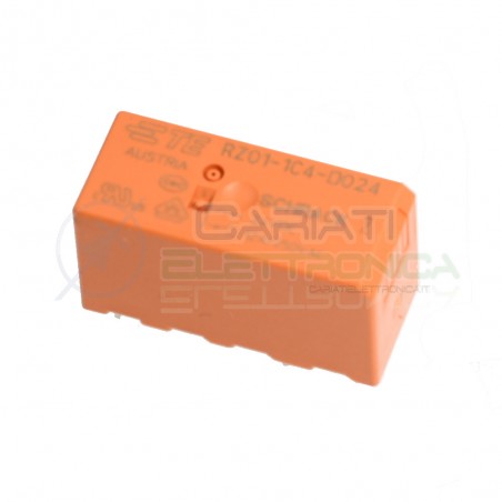 RZ01-1C4-D024 Relè 24V 12A Circuito Stampato Pcb 1 Scambio SCHRACK SPDT Schrack