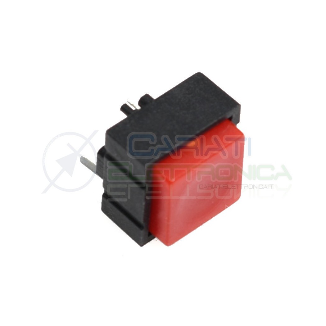 Pulsante 10x12mm circa Rosso PCB Tactile Switch
