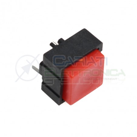 Pulsante 10x12mm circa Rosso PCB Tactile Switch