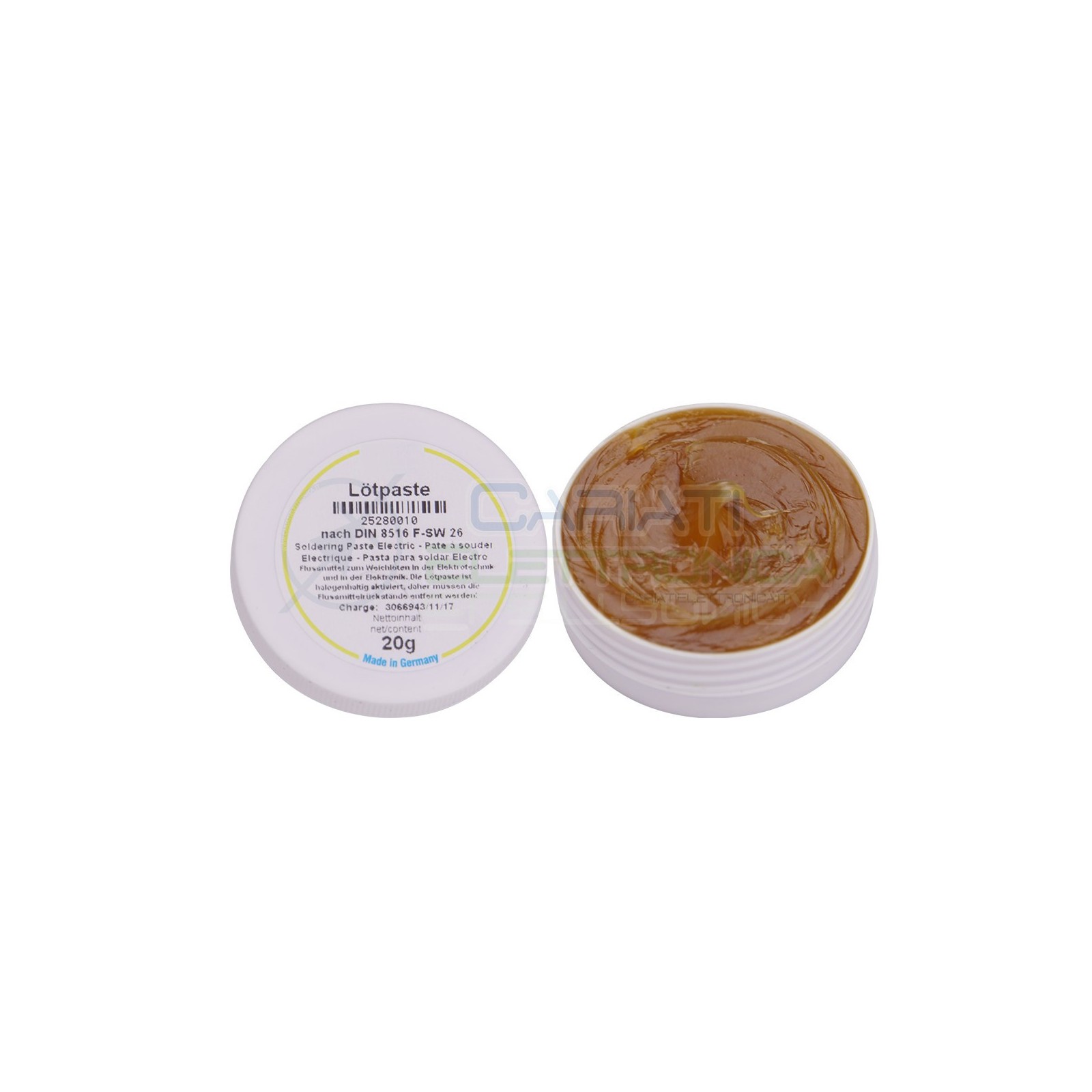 Pasta saldante salda Felder 20g per saldatura punte saldatore stagno Felder