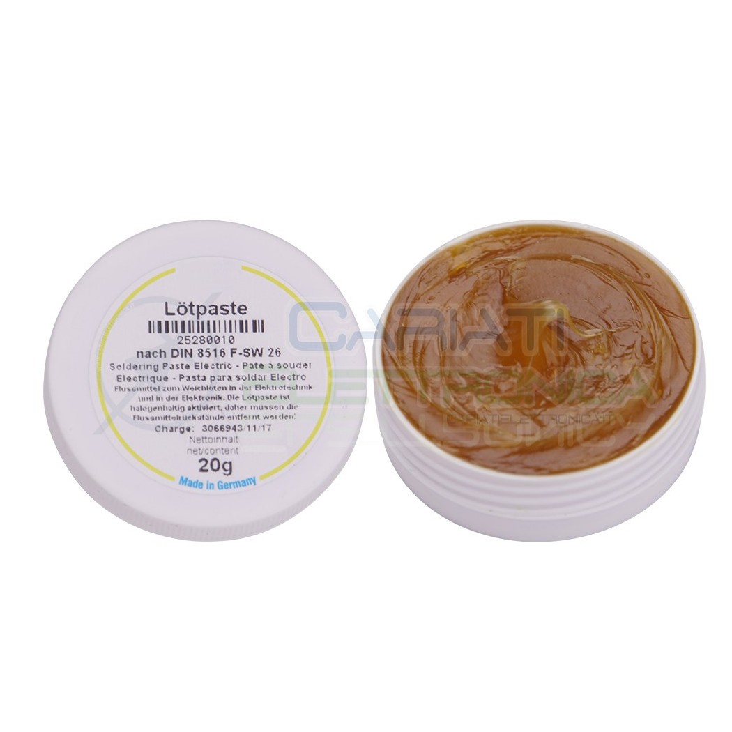 Pasta saldante salda Felder 20g per saldatura punte saldatore stagno Felder