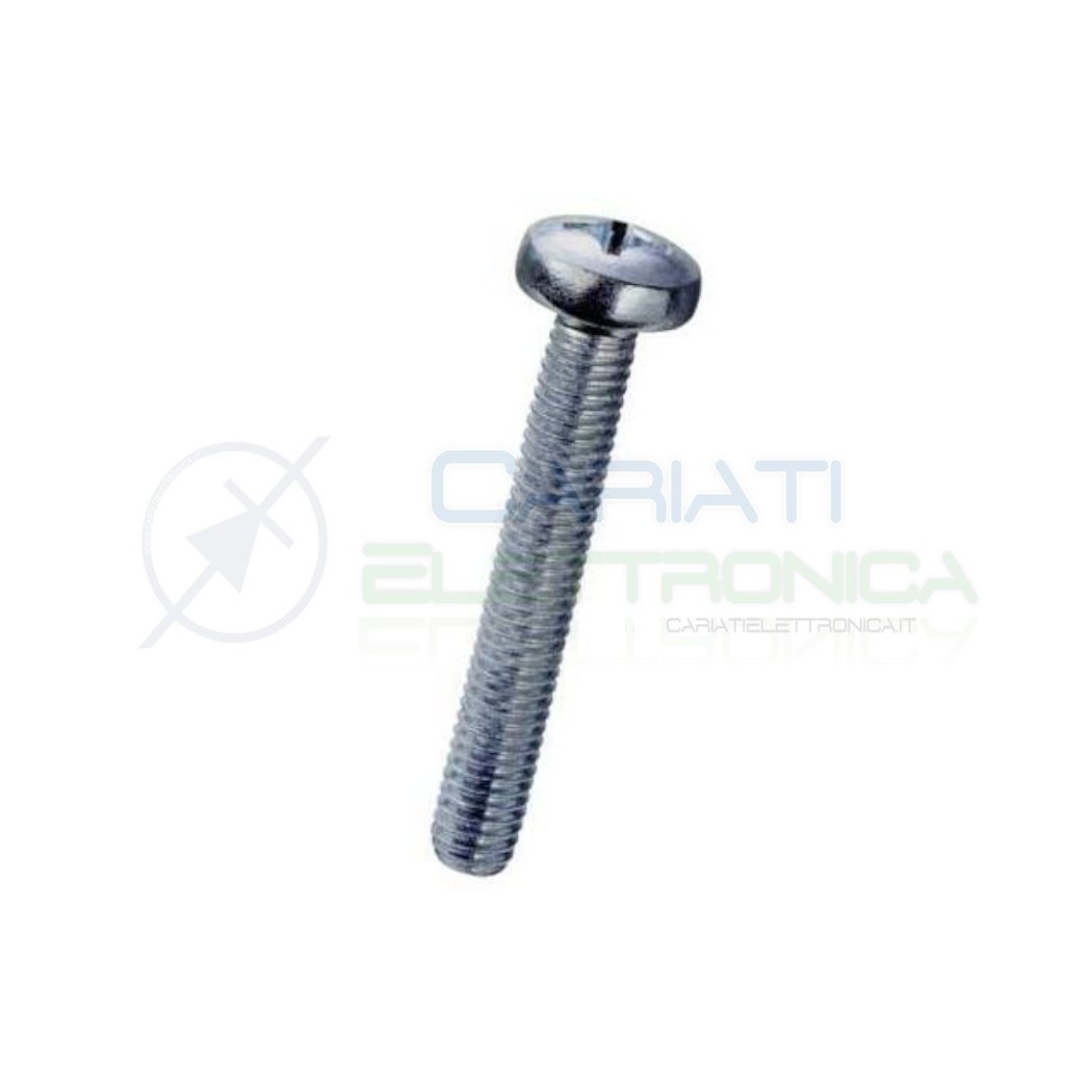 20 Pezzi Vite Bullone M3 in Metallo Distanziali 3x20mm a croce zincata Ambrovit