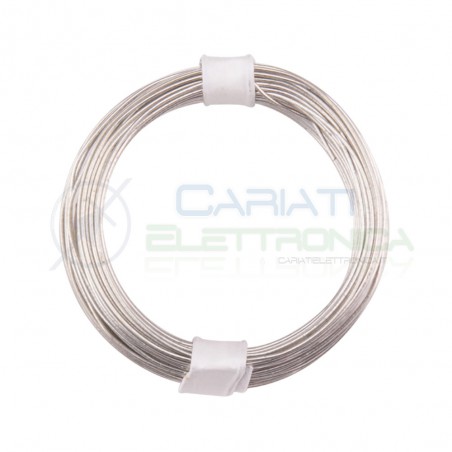 Cavo di rame Stagnato da 0,6mm Lunghezza 10 metri 10mDonau