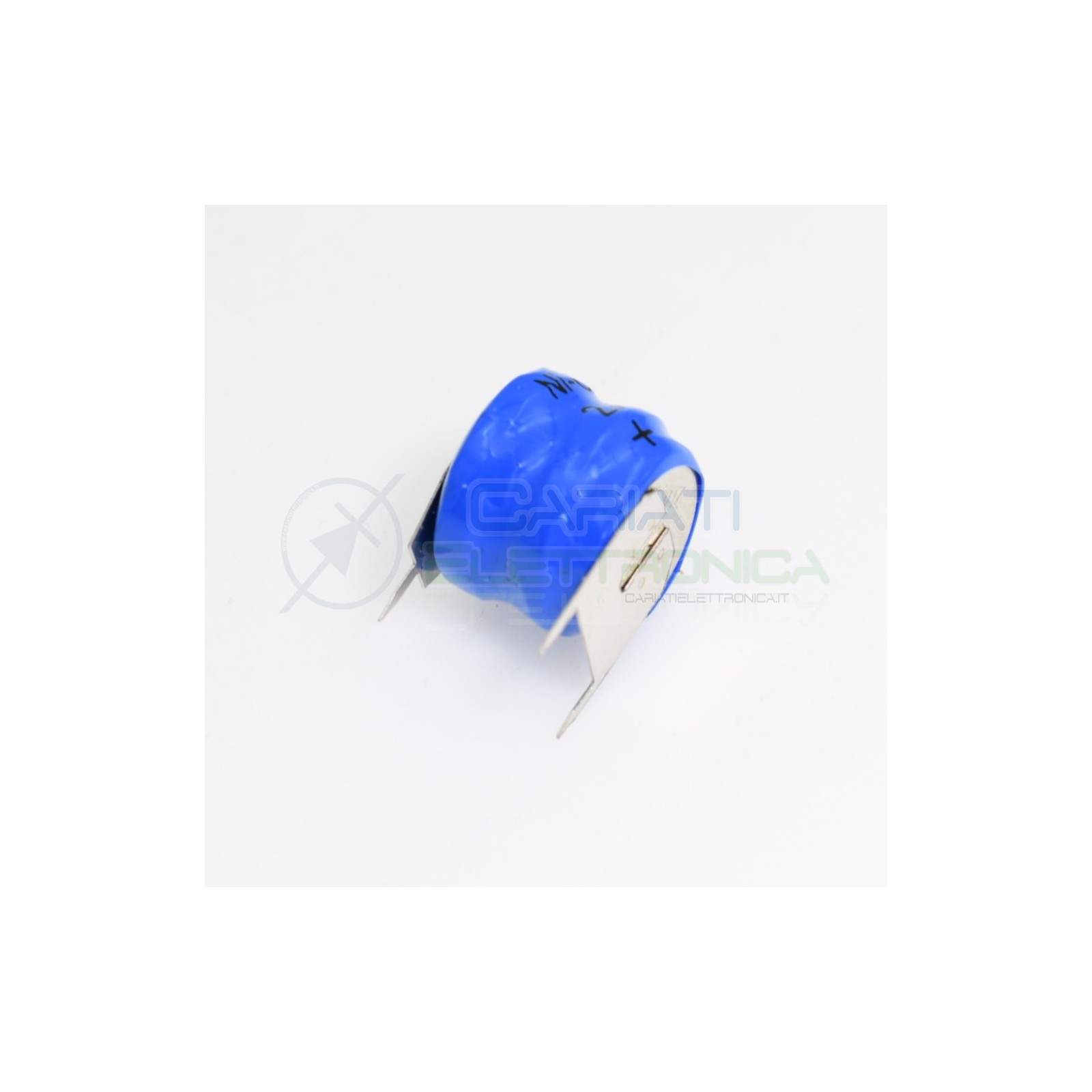 Battery 2,4V 60mAh NiCd Button rechargeable with soldering pin for pcbExtracell
