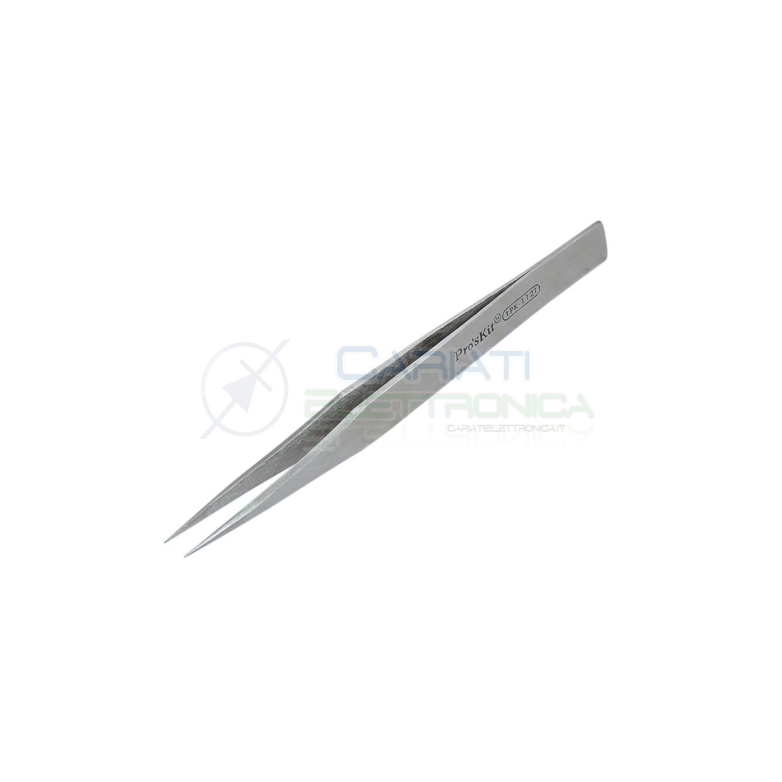 PROSKIT 1PK-112T Pinzette con punta estremamente fine e affilata (128 mm) Proskit