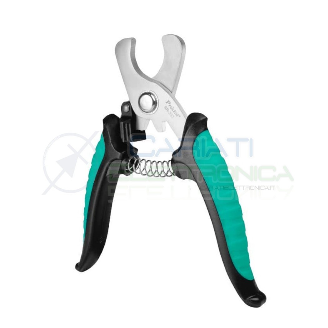 Tagliacavi Forbici in Acciaio Per Cavi max 10mm 8Awg e cavi rigidi 1,5mm Proskit