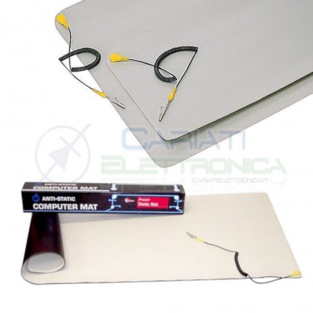 Tappeto Antistatico con Bracciale da laboratorio elettronica 60x60cmProskit