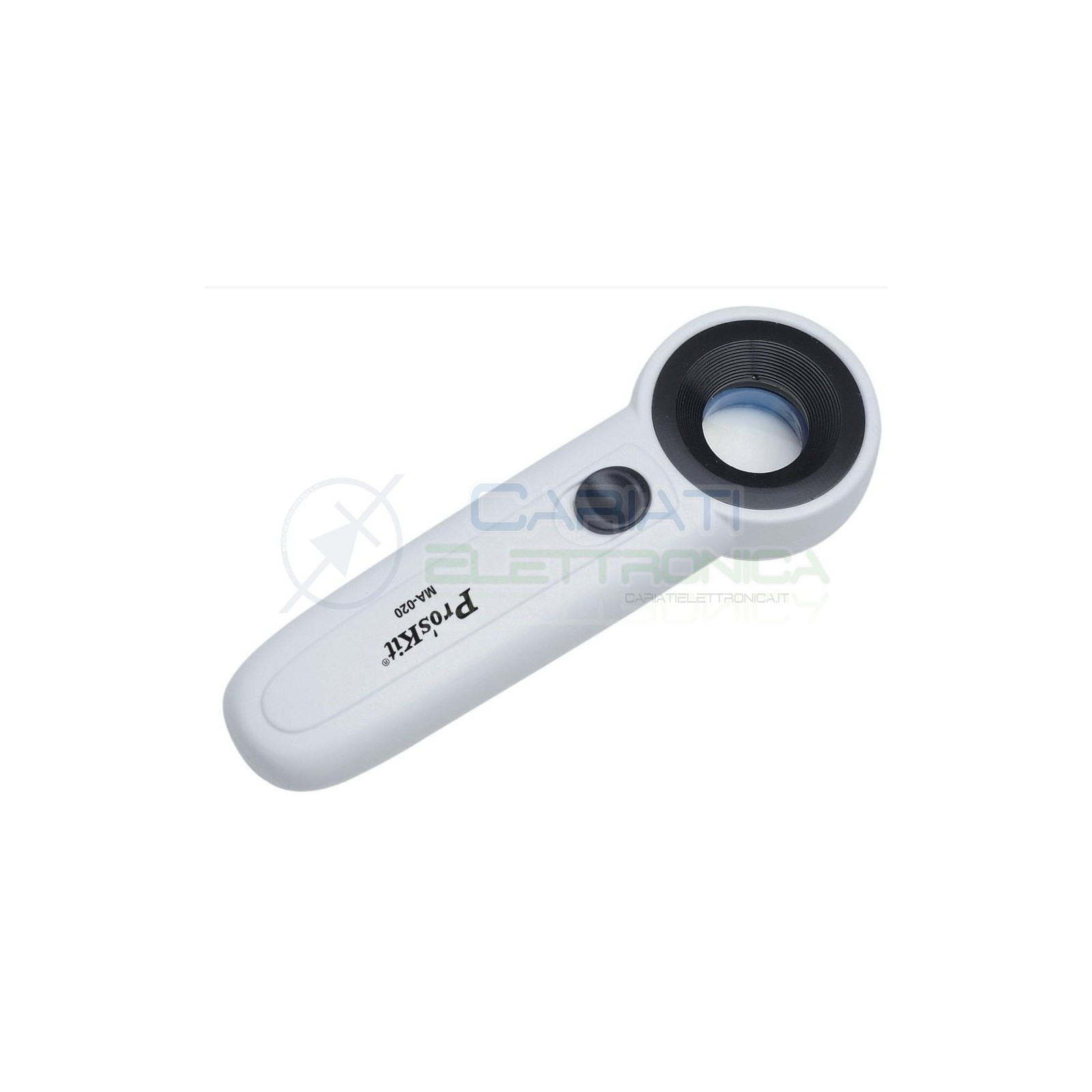 MA-020 PROSKIT Lente di ingrandimento 22X con luce a led Pulsante ON OFF Alimentazione 3XAAA Proskit