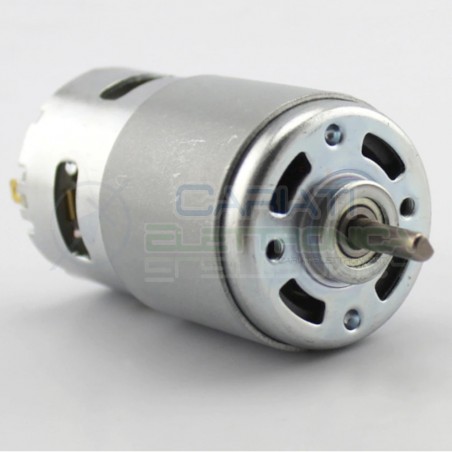Motore motorino elettrico 12V 24V Lunghezza 98mm Diametro 45mm Generico