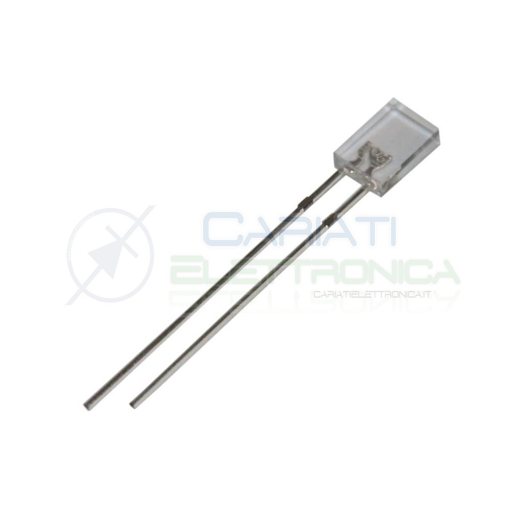 copy of 10 pezzi Led Binco Freddo rettangolare rettangolari 110° 2x5x7mm Flat TopGenerico