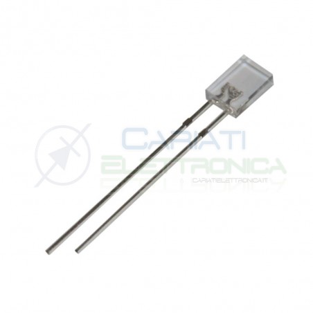 copy of 10 pezzi Led Binco Freddo rettangolare rettangolari 110° 2x5x7mm Flat TopGenerico