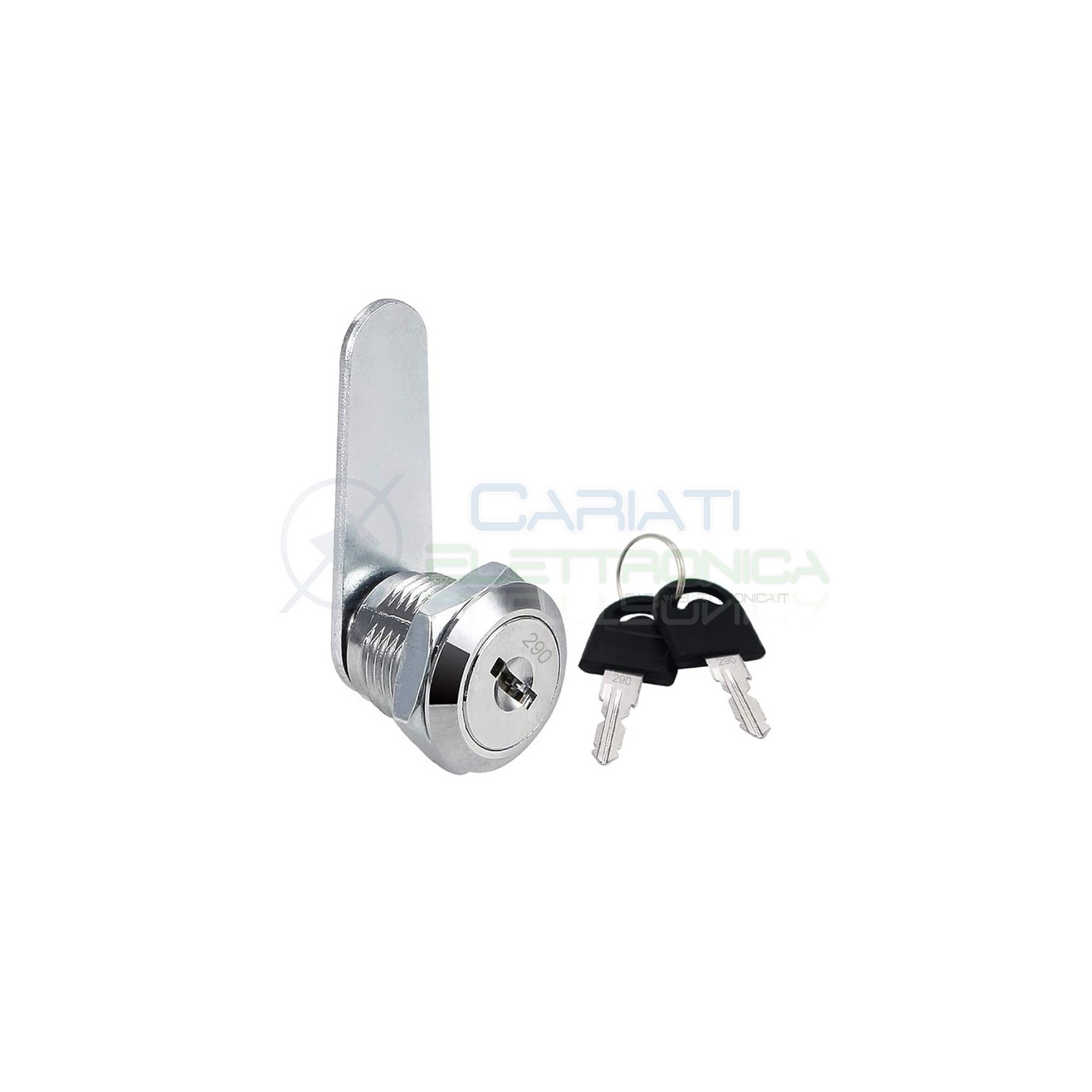 copy of Ricambio Serratura a cilindro per Cassetta Postale con Asta da 32mm Incluse 2 Chiavi