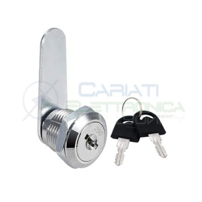 copy of Ricambio Serratura a cilindro per Cassetta Postale con Asta da 32mm Incluse 2 Chiavi