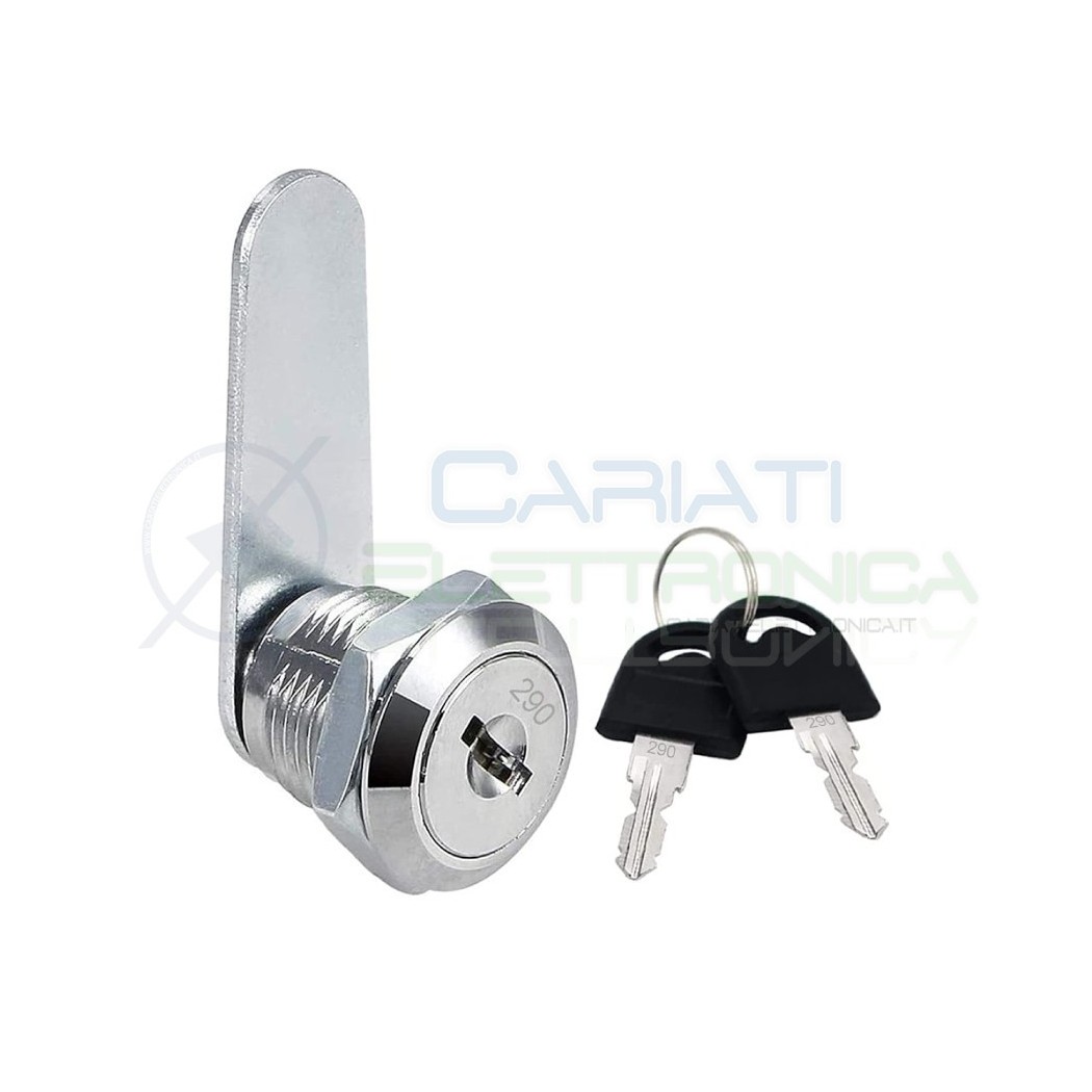 copy of Ricambio Serratura a cilindro per Cassetta Postale con Asta da 32mm Incluse 2 Chiavi