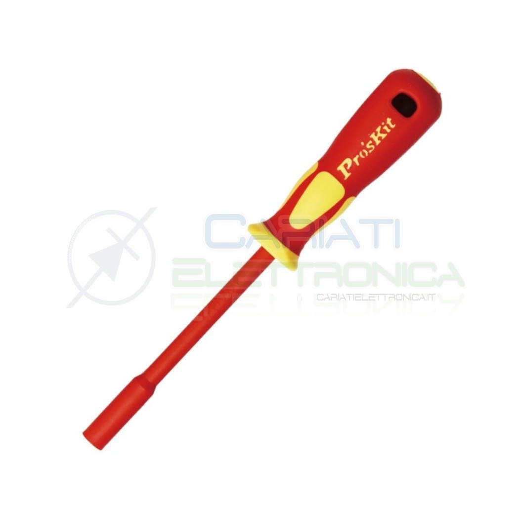 Cacciavite Isolato 1000V a testa esagonale M10 per dado vite Giravite Femmina Proskit Proskit