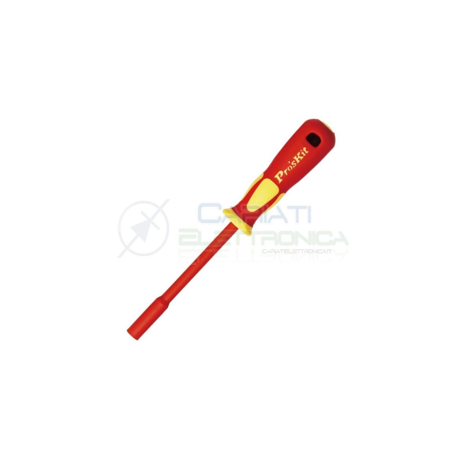 Cacciavite Isolato 1000V a testa esagonale M13 per dado vite Giravite Femmina Proskit Proskit