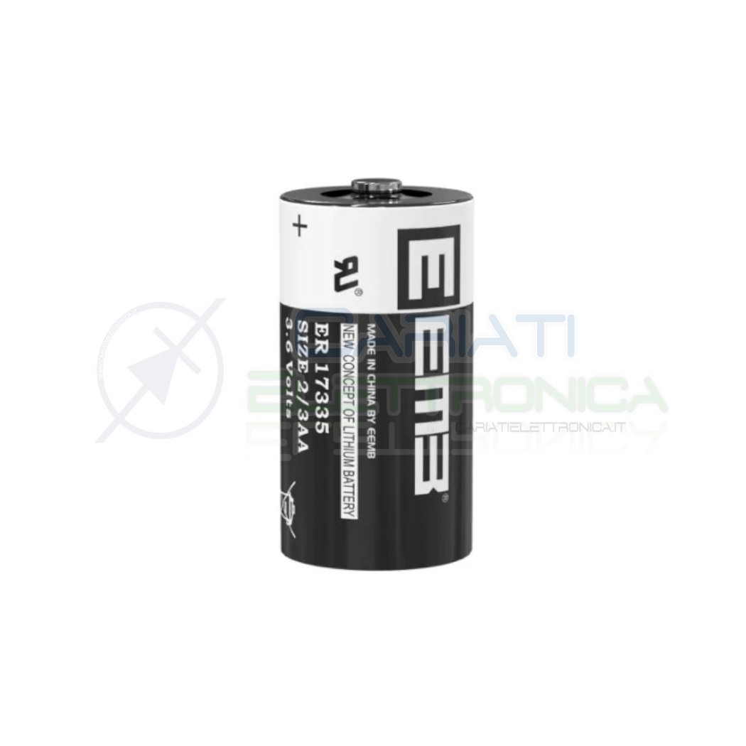 ER17335 Batteria 3,6V litio 2/3A 2100mAh Li-SoCl2EEmb Battery