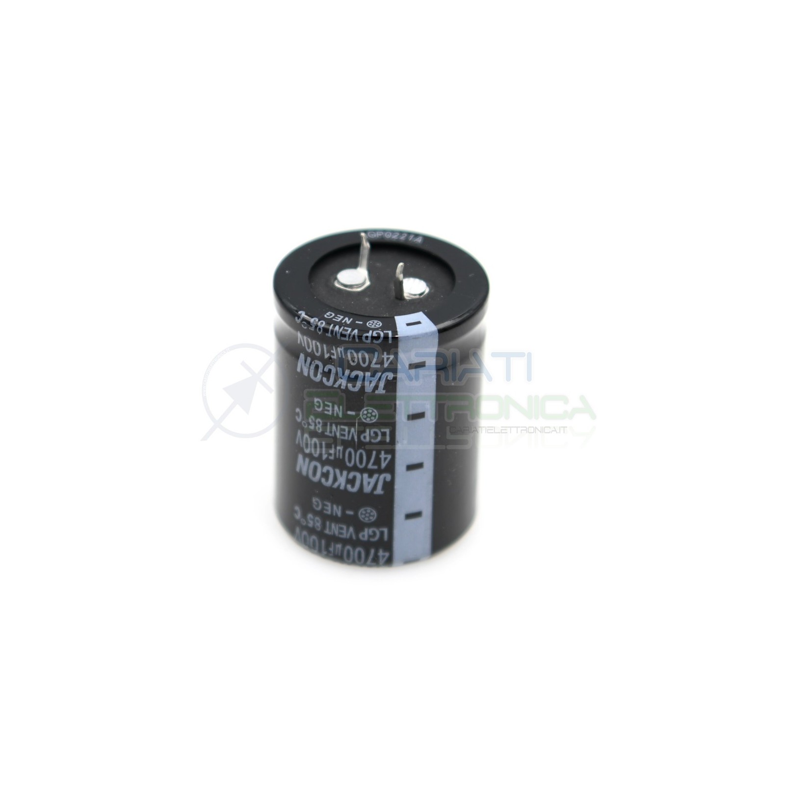 Condensatore elettrolitico 4700uf 4700 uf 100v 85°C 35x45 mm passo 10mm Jackcon