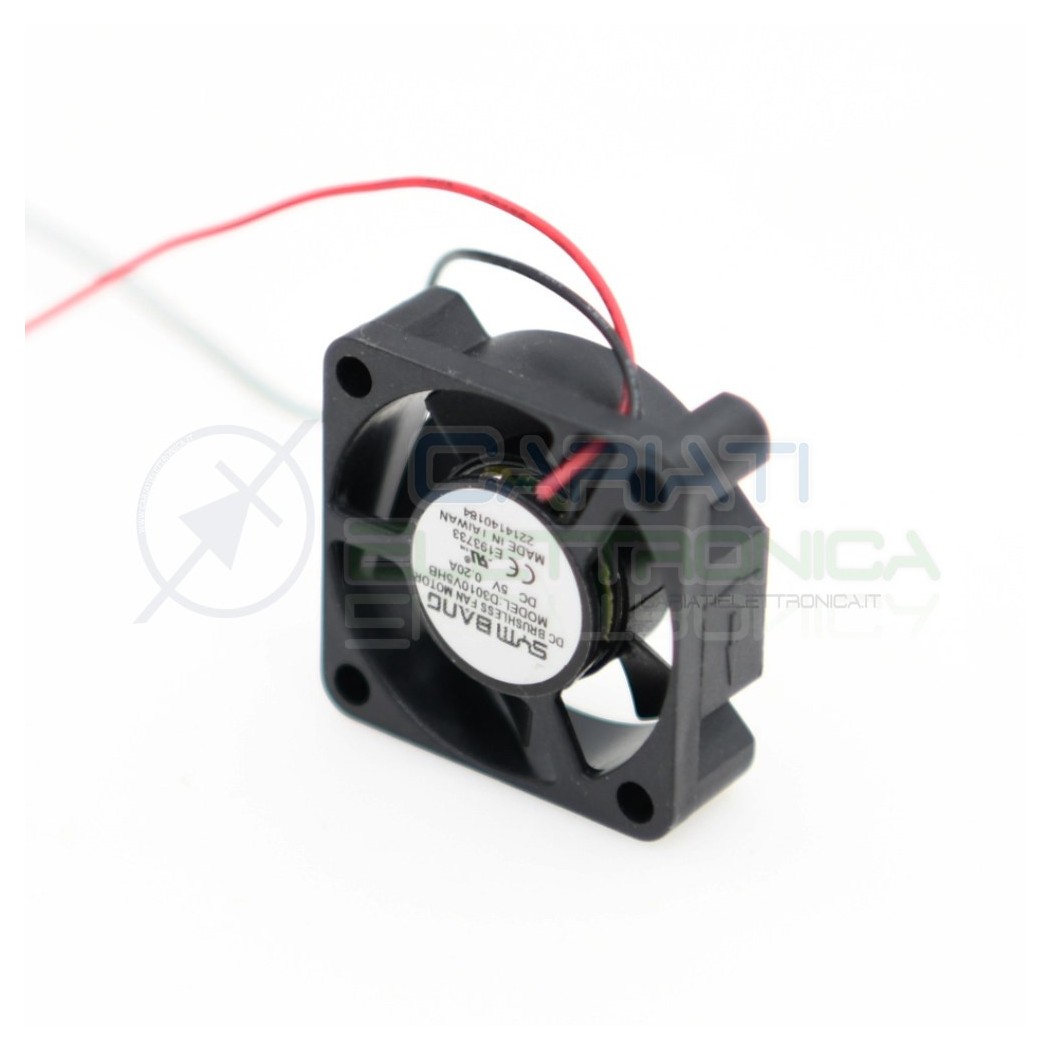 D3010V5HB Ventola Sym Bang 30x30x10mm 5V Brushless Raffreddamento Stampante 3D Pc Elettronica Sym Bang