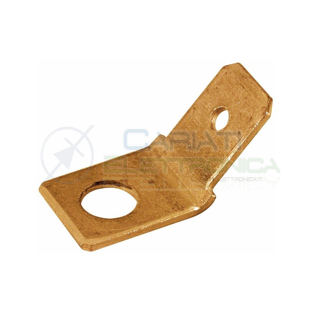 10 Pezzi Faston Terminale Maschio per 6,35x0,8mm