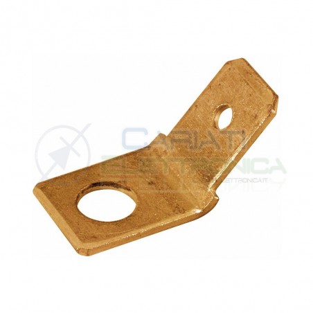 10 Pezzi Faston Terminale Maschio per 6,35x0,8mm